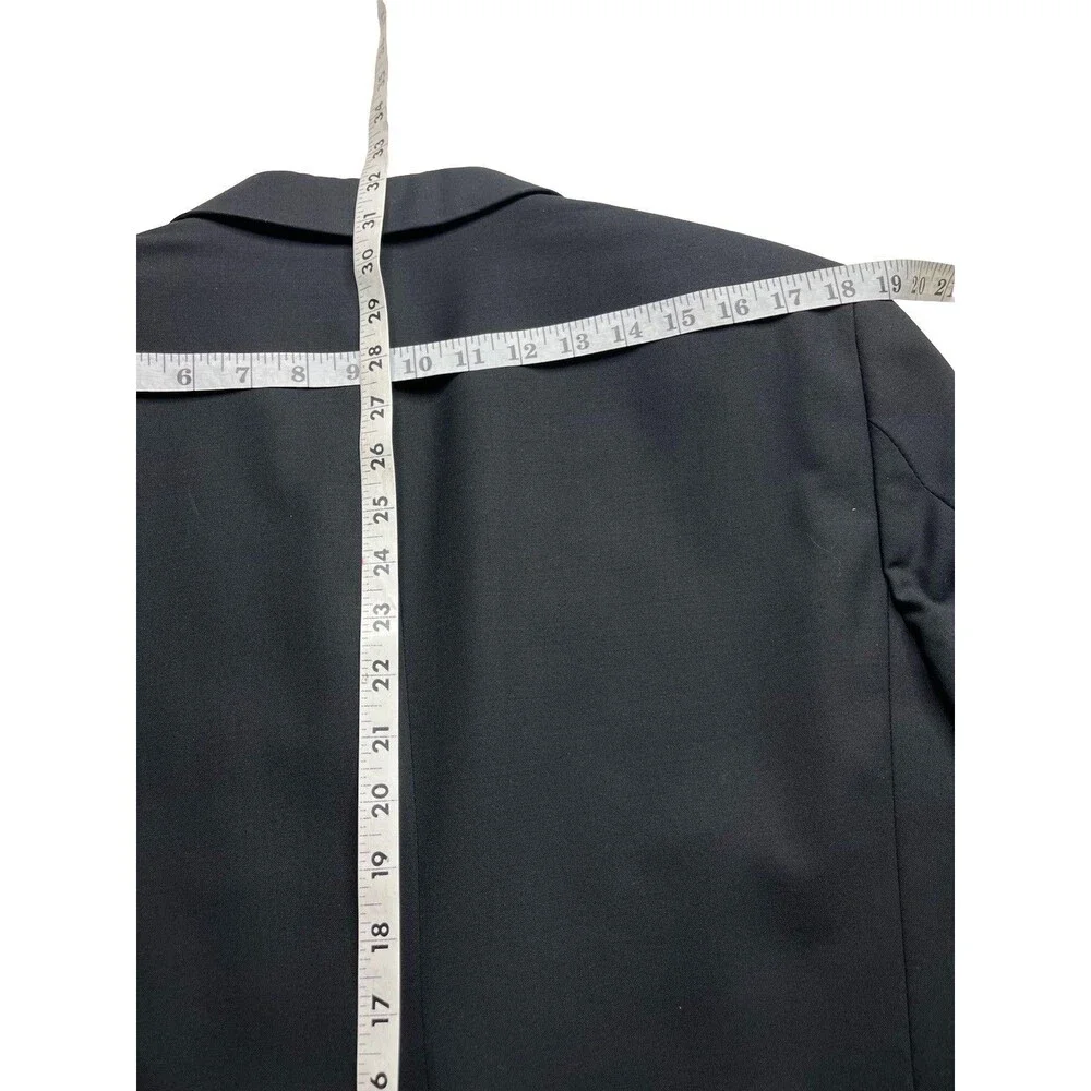 THEORY Premium Men’s 2pc Suit 38R 34x31 Recent 100% Wool Suit Jacket Pants Black